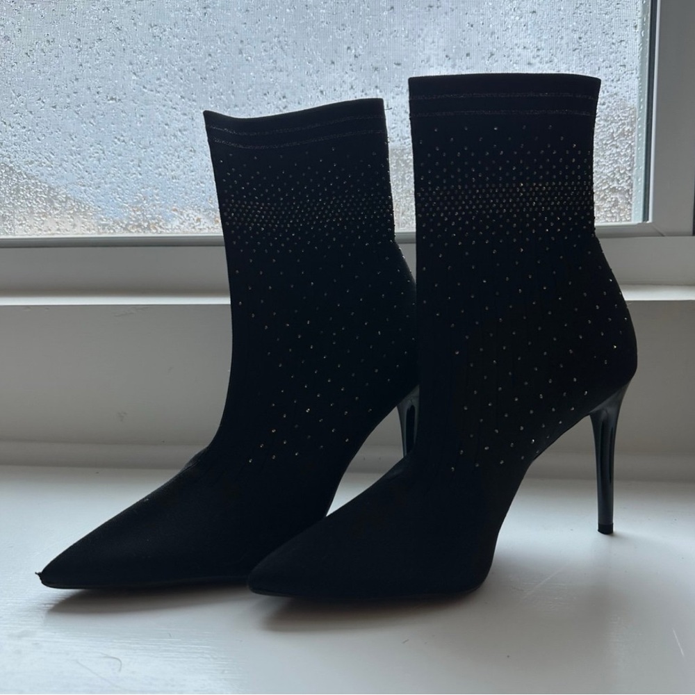 Jessica Simpson Black Heeled Boots